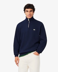 Men's Zip-Up High-Neck Sweatshirt