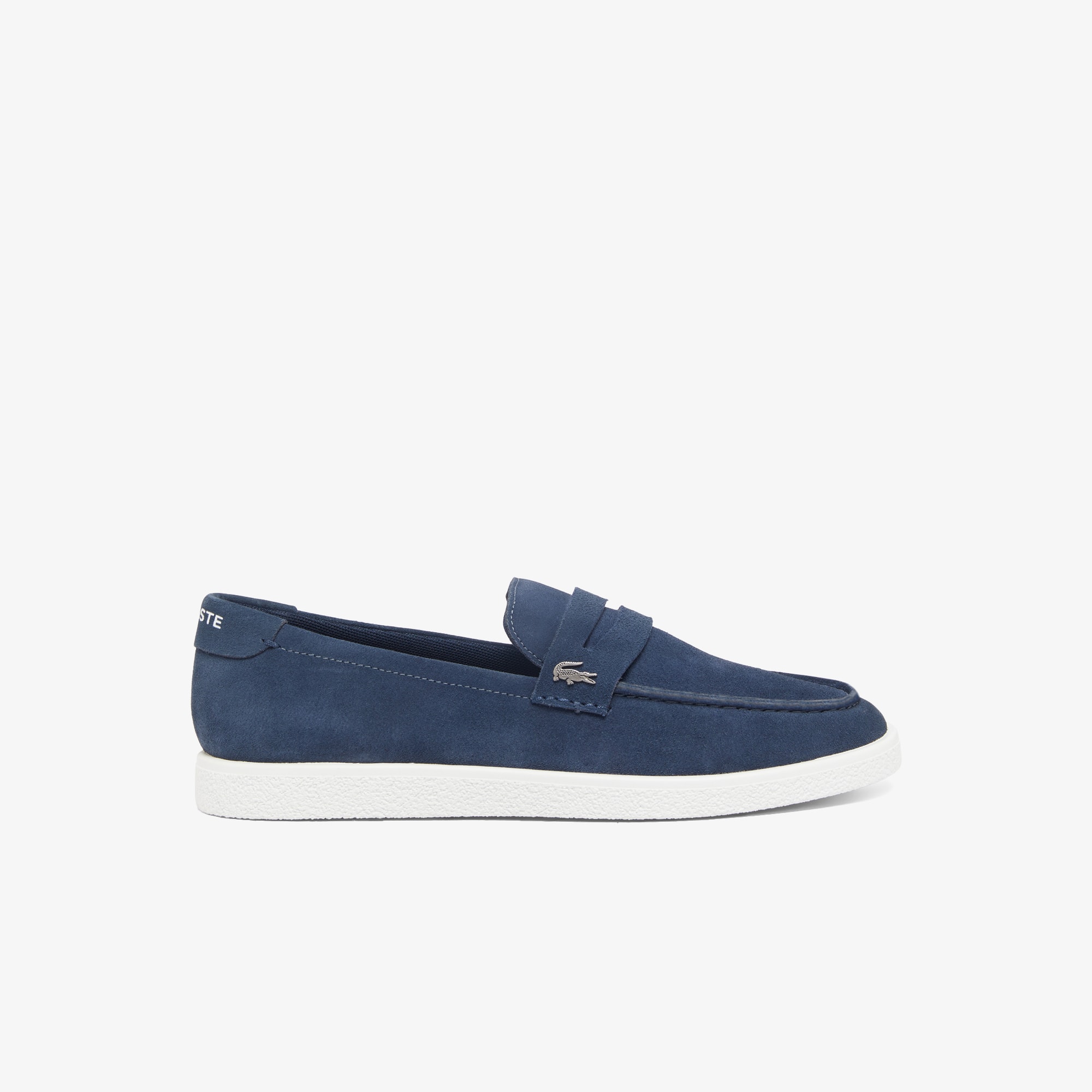 Lacoste Men's Cochet Suede Loafers - 8 In Blue
