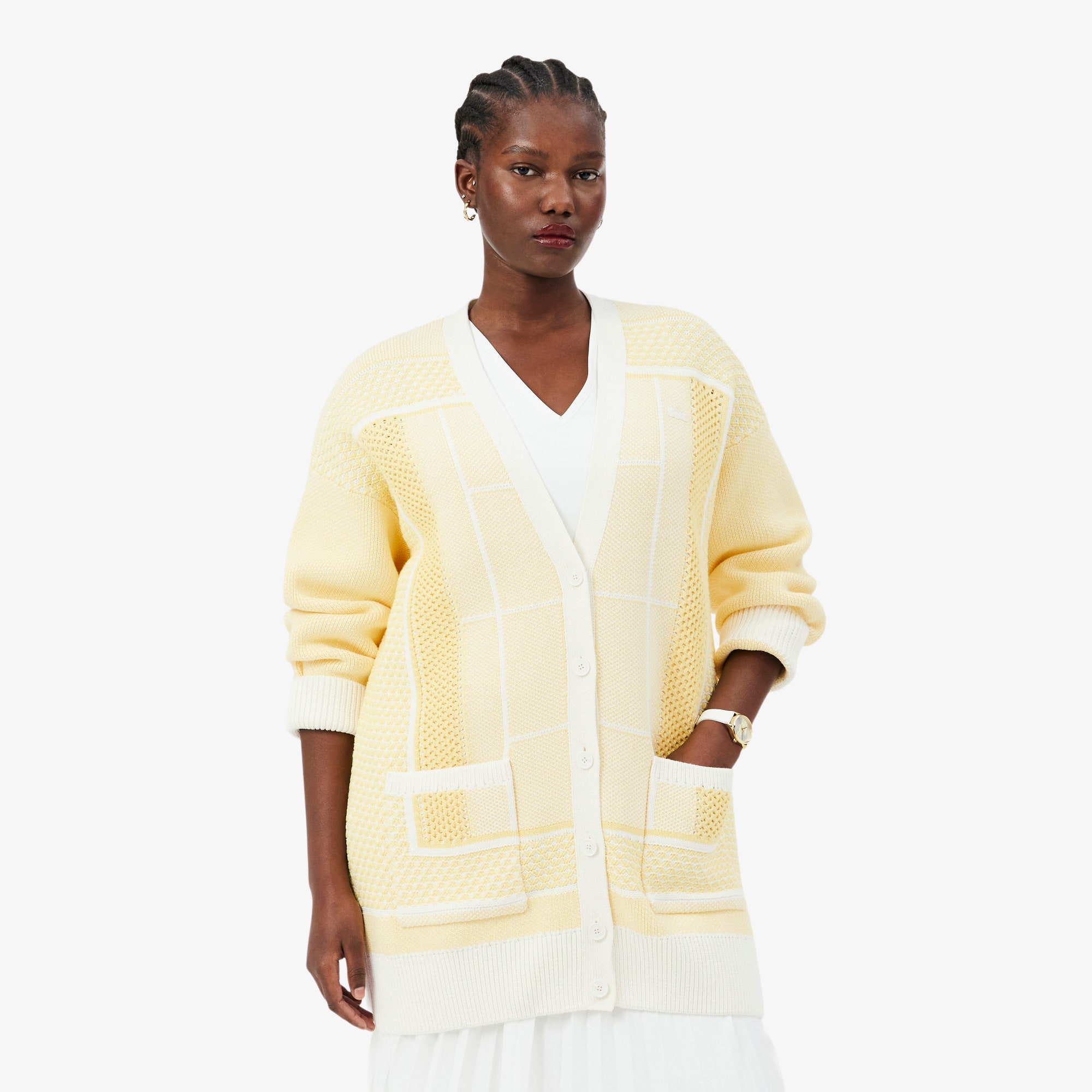 Tennis Court Long Cardigan - Sweaters & Sweatshirts - New In 2026 Tennis Court Long Cardigan - Sweaters & Sweatshirts - New In 2026