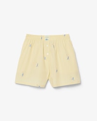 Cotton Poplin Boxer Shorts   