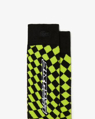Unisex Lacoste Checkerboard Compression Socks