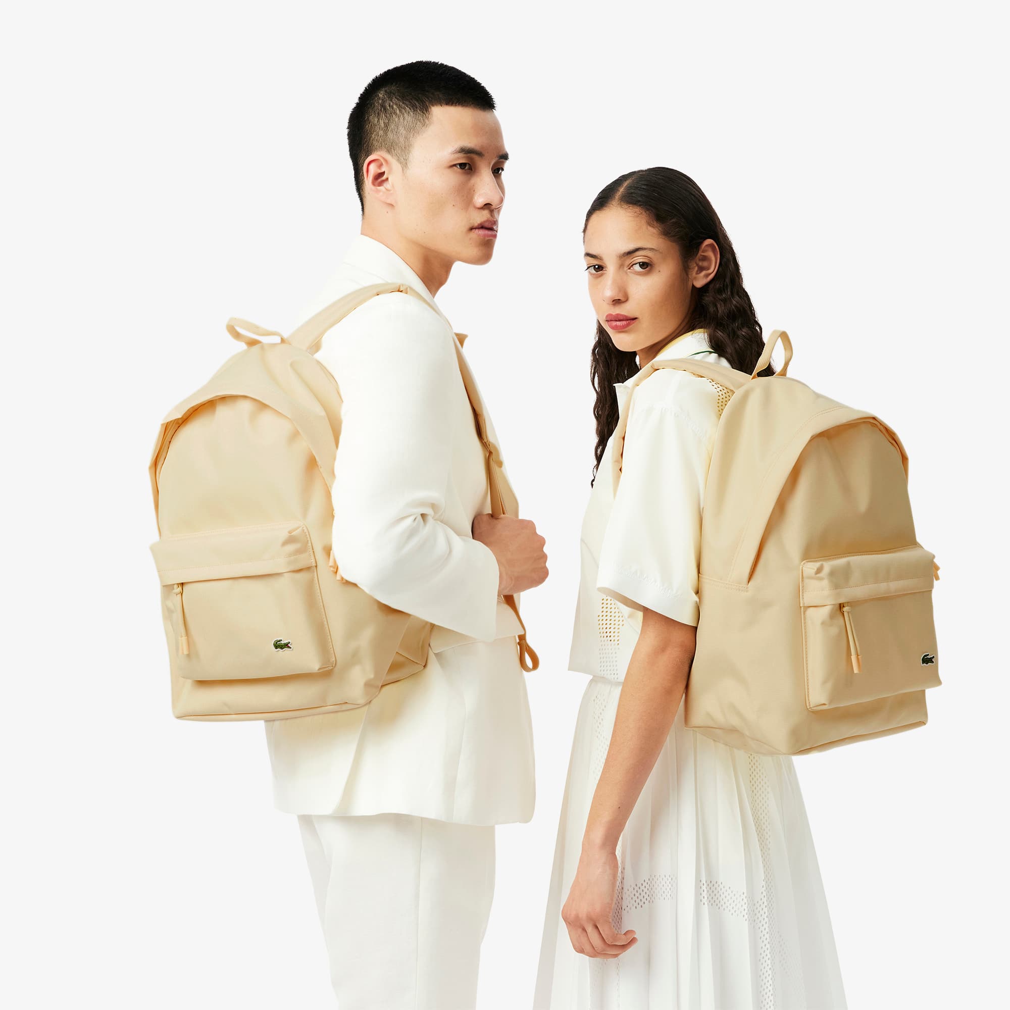 【LACOSTE】NEOCROC Backpack_NU4592N (Light Brown)〜韓国発 Lacoste Unisex Neocroc Canvas Backpack - Walmart.com