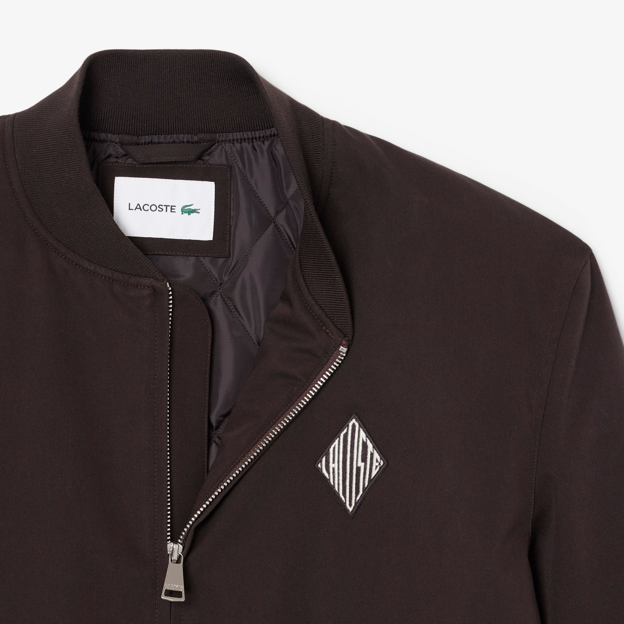 Retro Badge Water-Repellent Bomber Jacket