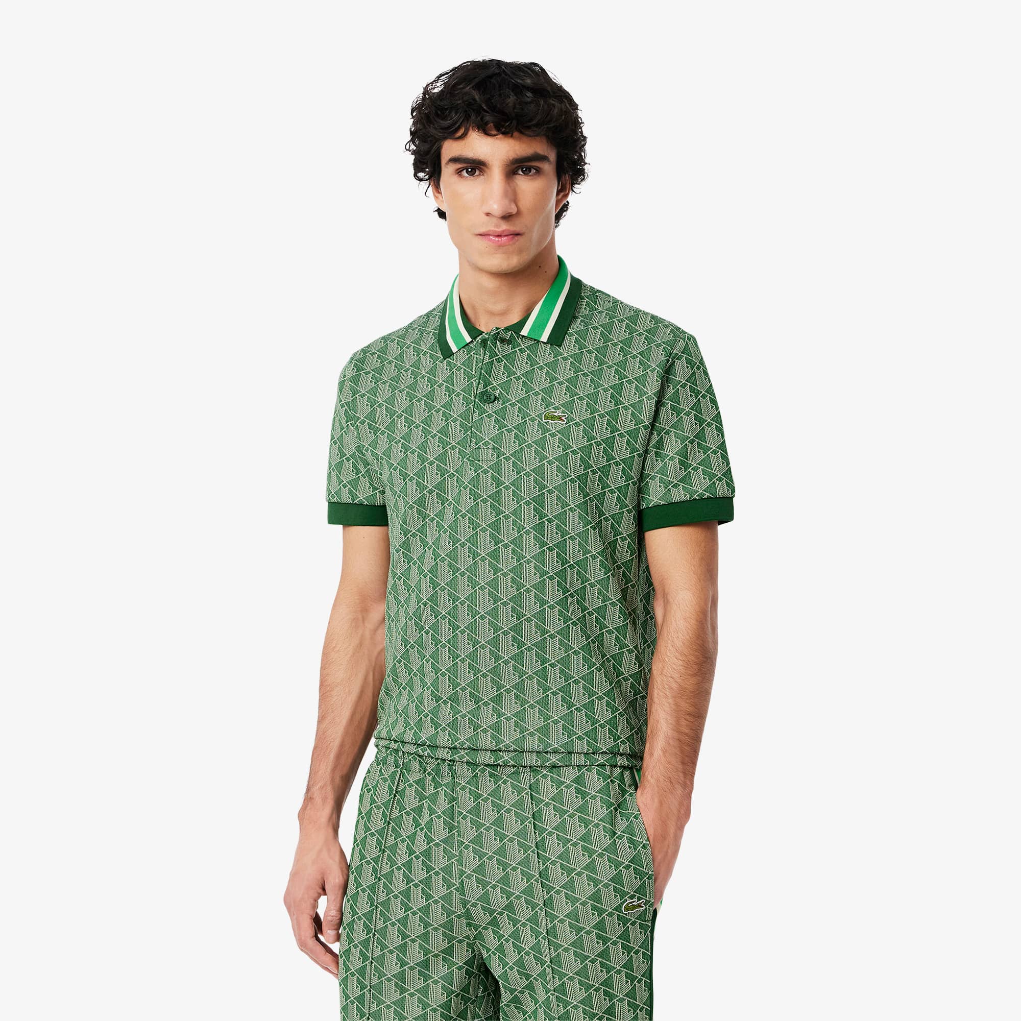 Lacoste Men's Classic Fit Monogram Polo