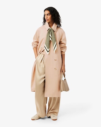 Oversized Water-Repellent Trench Coat
