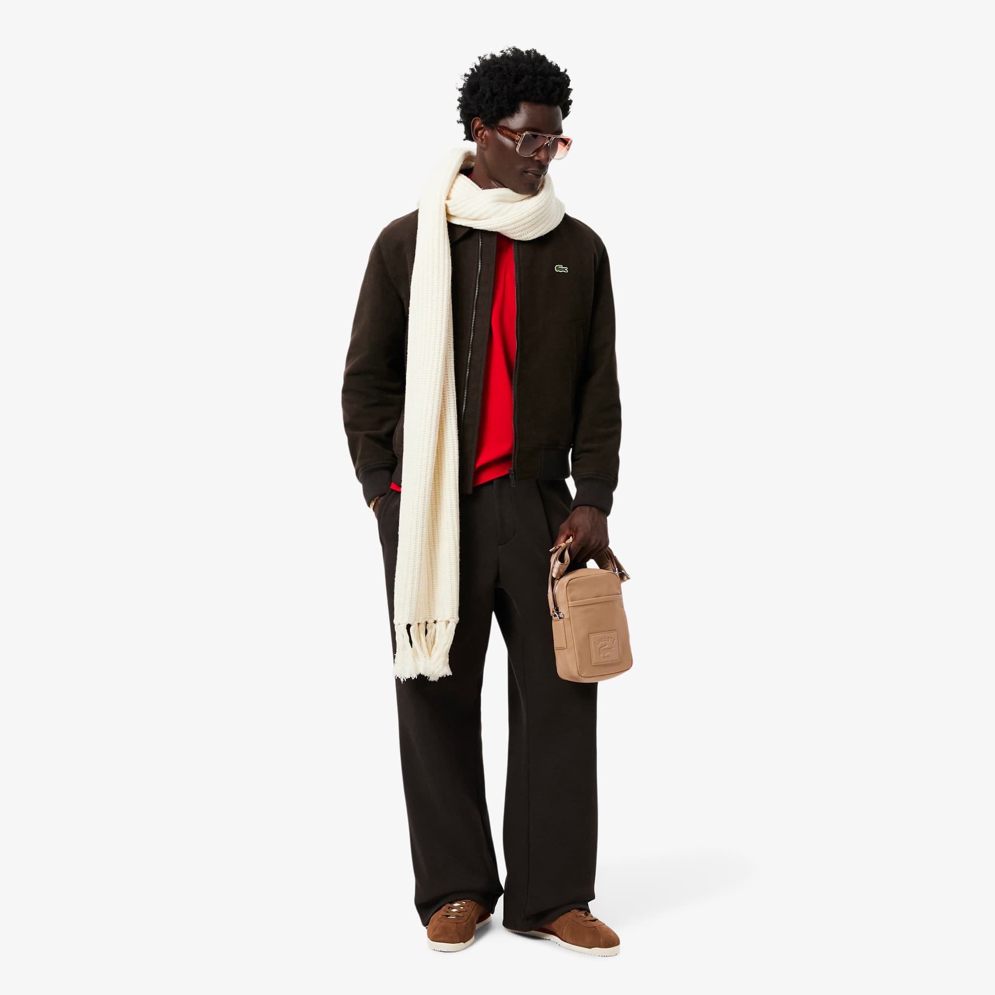 Men's Lacoste Classics Vertical Satchel - Bags - New In 2026 | Lacoste
