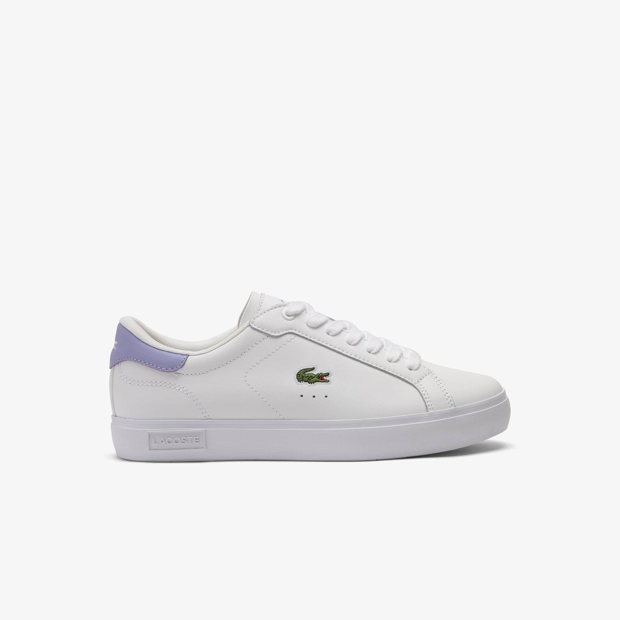 Lacoste Women's Powercourt Leather Sneakers - 7 In White