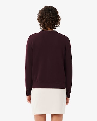 Women's V-Neck Moss Stitch Cotton Cardigan