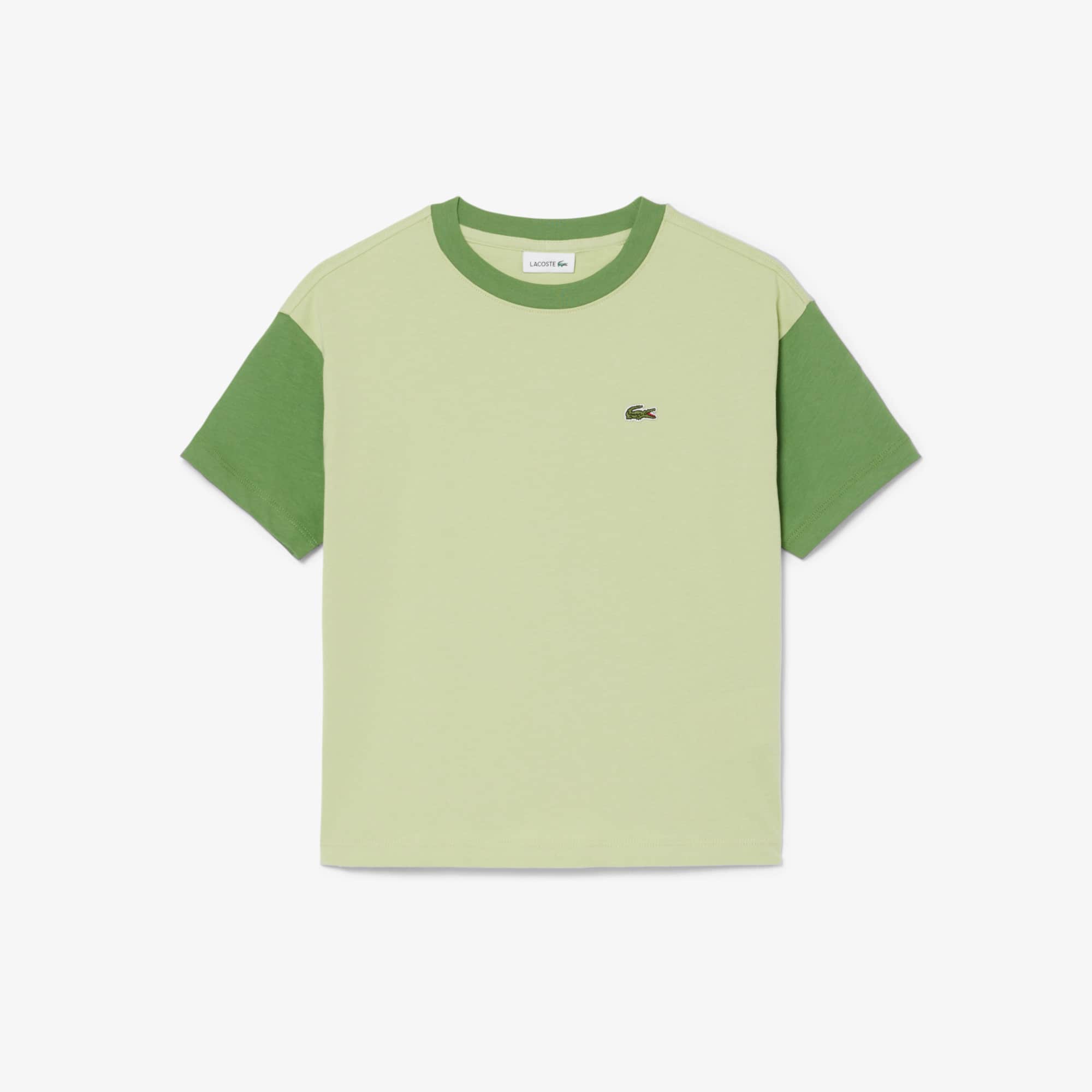 Contrast Trim Cotton T-Shirt - T-Shirts & Tops - New In 2026 | Lacoste