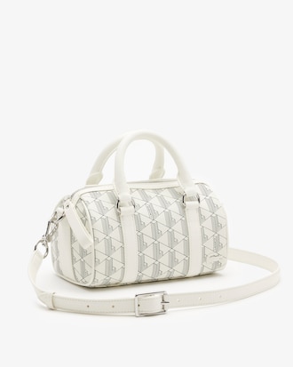 Monogram Print Boston Bag