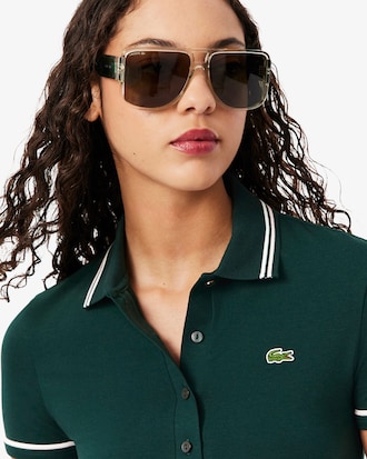 Women's L.12.D Slim Fit Trim Detail Polo