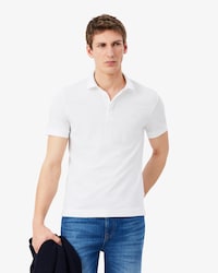 Men's Regular Fit Paris Stretch Piqu&eacute; Polo