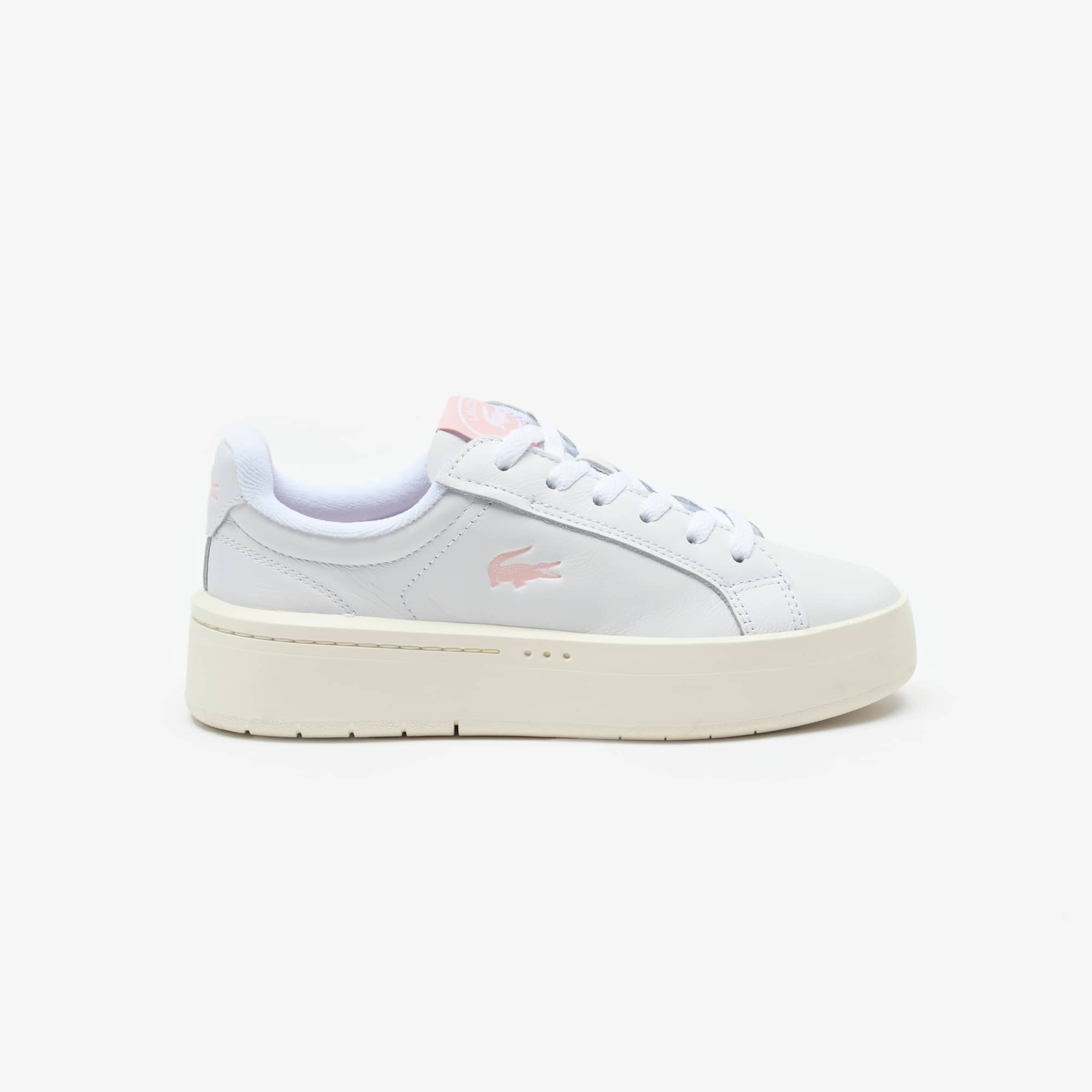 Lacoste Women's Carnaby Platform Leather Sneakers - 7.5 In White