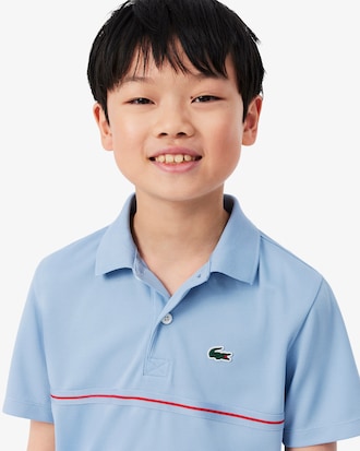 Ultra Dry Branded Stripe Piqu&eacute; Polo