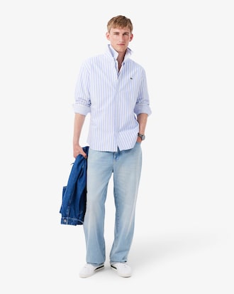 Regular Fit Striped Oxford Shirt
