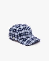 Unisex Organic Cotton Checkered Cap