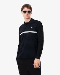 Classic Fit Striped Piqu&eacute; Polo Shirt