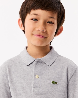 Kids' Long Sleeve Petit Piqué Polo