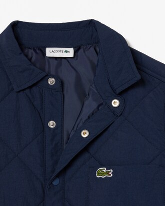 Kids' Quilted Plaid Overshirt