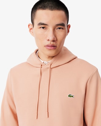 Sudadera con gorro de forro polar de algod&oacute;n para hombre