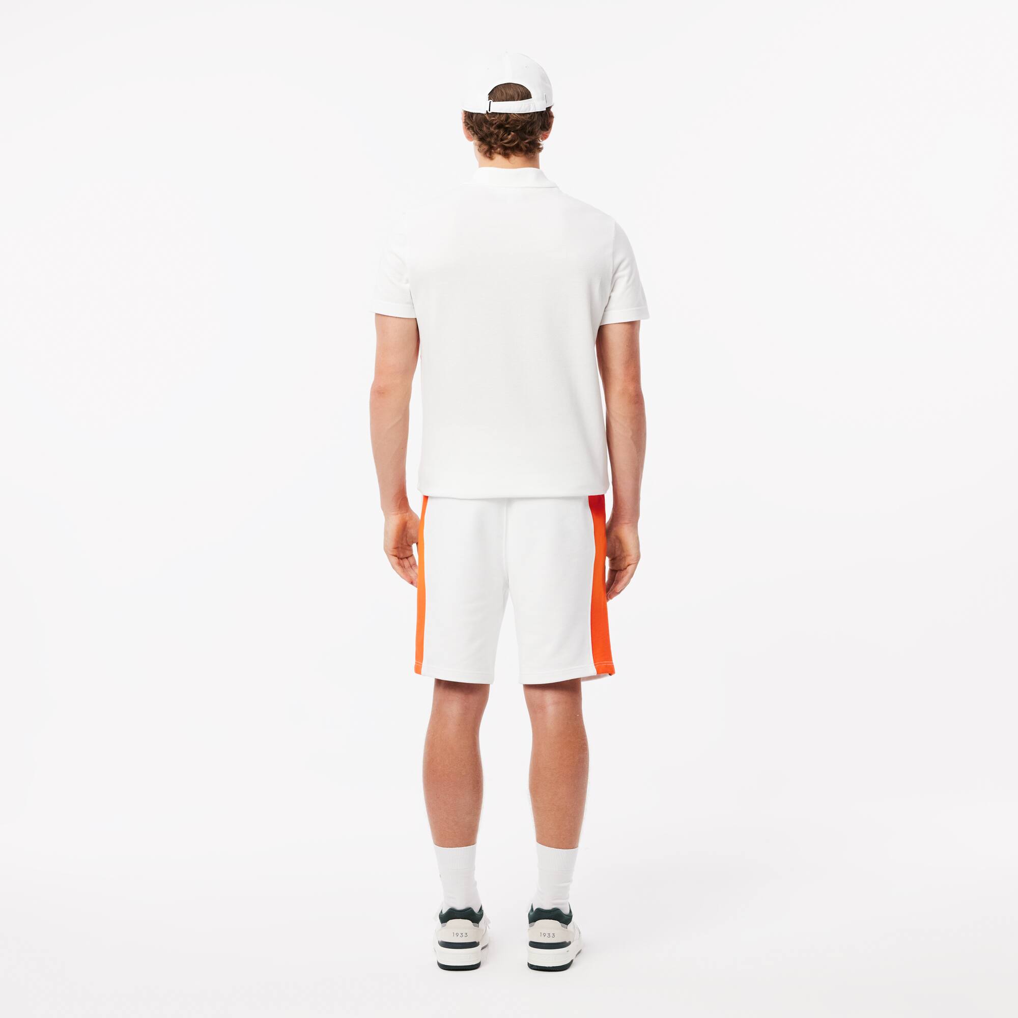 Lacoste モノクラムフリスフティ SH2855 80P Men's Monogram Fleece Hoodie - Sweaters & Sweatshirts - New