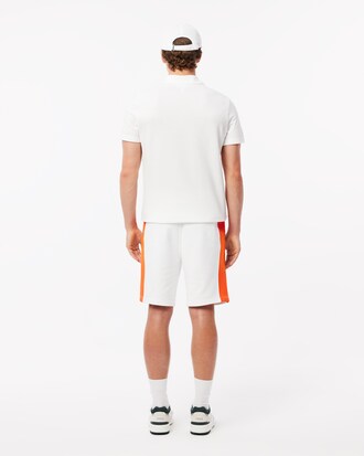 Men's Regular Fit Colorblock Fleece Shorts