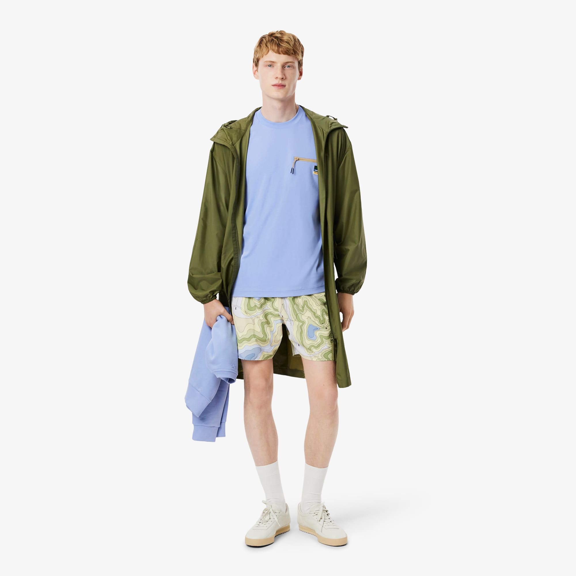 Men's Zipper Pocket Interlock T-Shirt - T-shirts - New In 2025