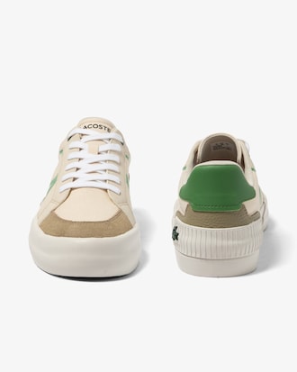 Men's Lacoste L004 Textile Colour Block Trainers