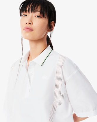 Polo Oversized De Tejido T&eacute;cnico Para Mujer