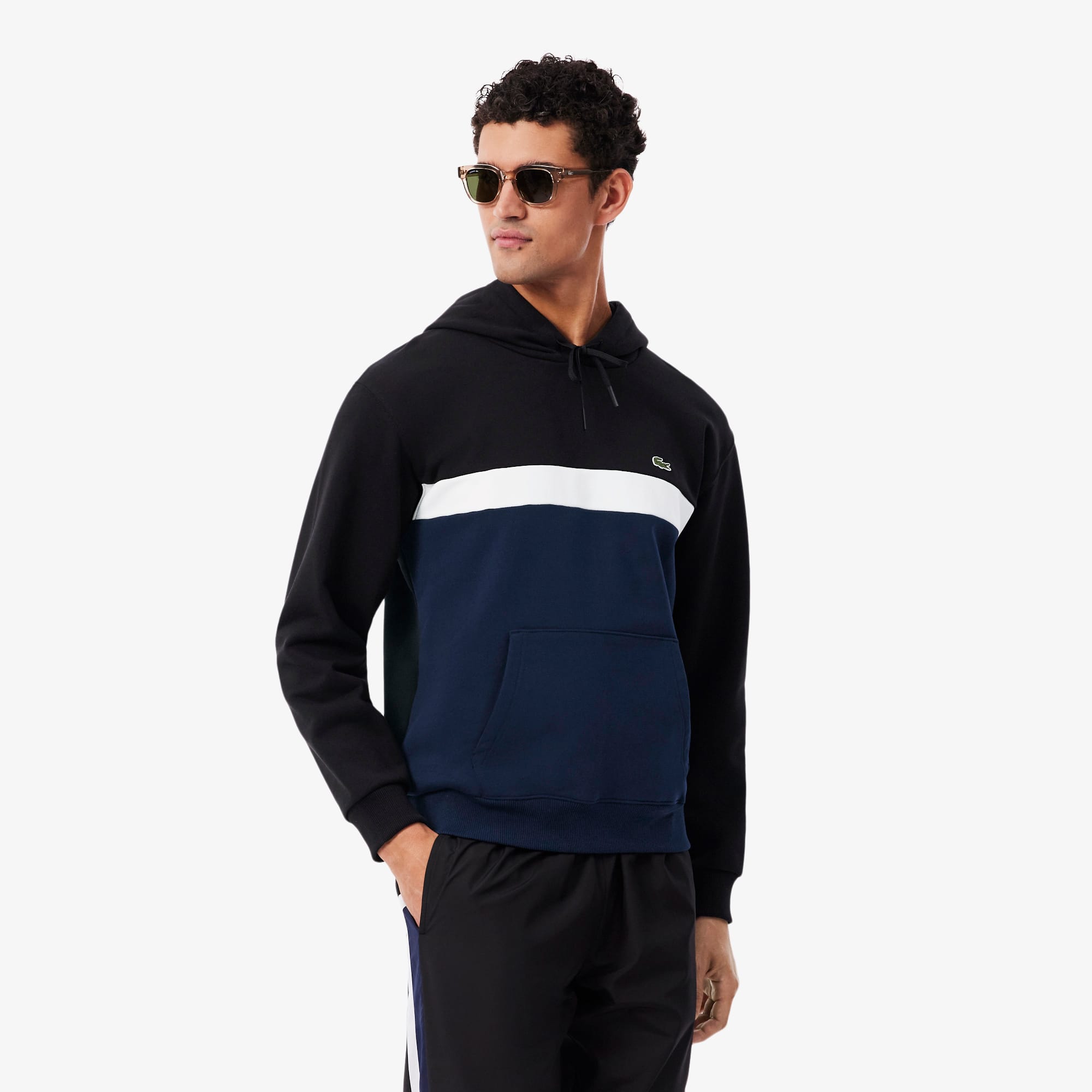Color-Block Fleece Hoodie