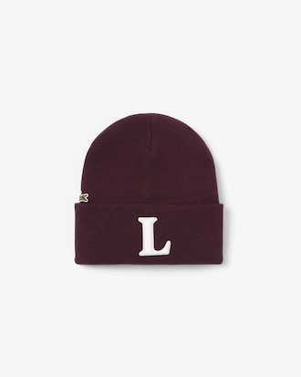Embroidered Wool Blend Beanie