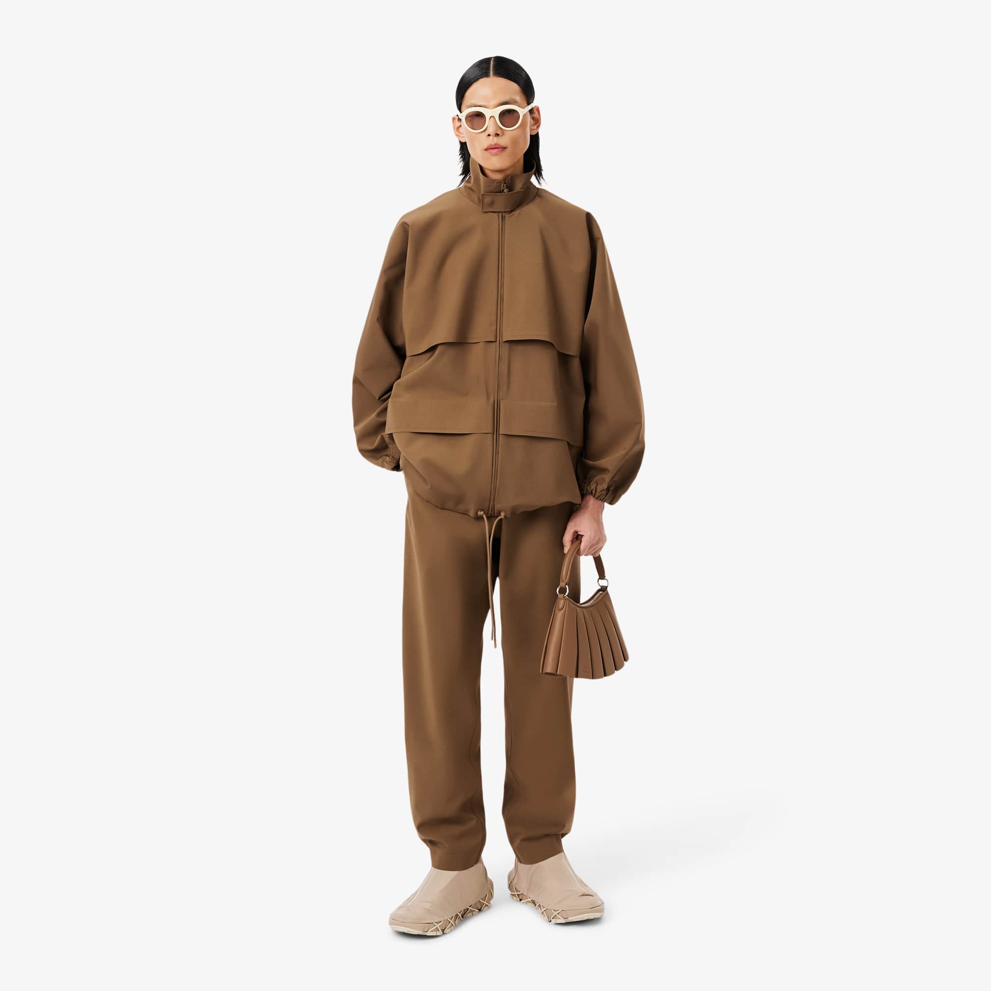 Runway Wool Blend Track Jacket - Jackets & Coats - New In 2026