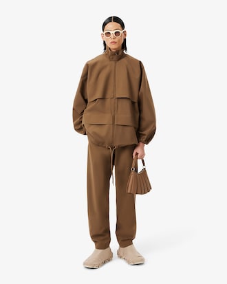 Runway Wool Blend Track Jacket
