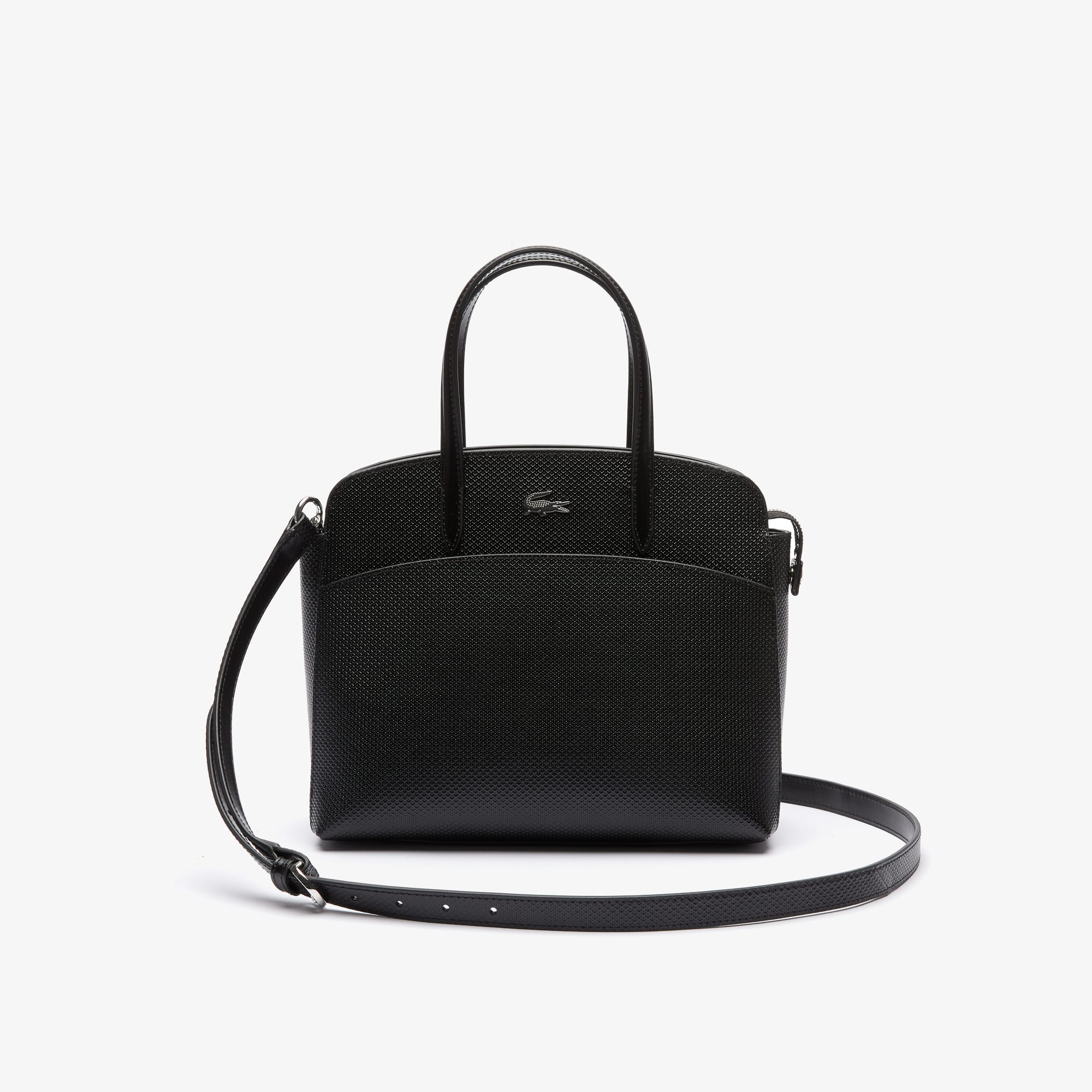 lacoste leather tote