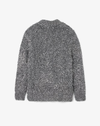 Runway Lurex Knit Cardigan