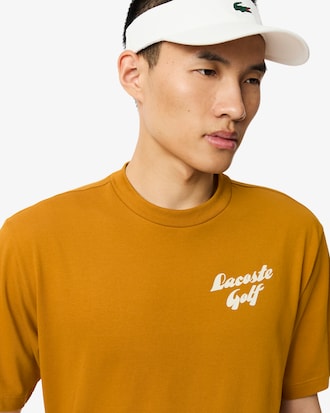 Men's Relaxed Fit Printed Golf T-Shirt