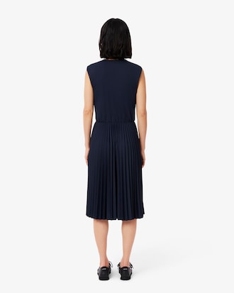 Women's Sleeveless Pleated Dress