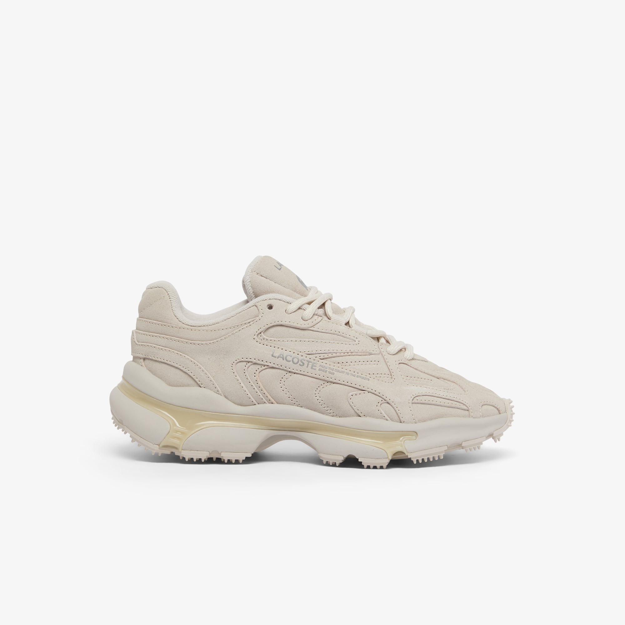 Lacoste Women's L003 2k24 Suede Sneakers - 7.5 In White