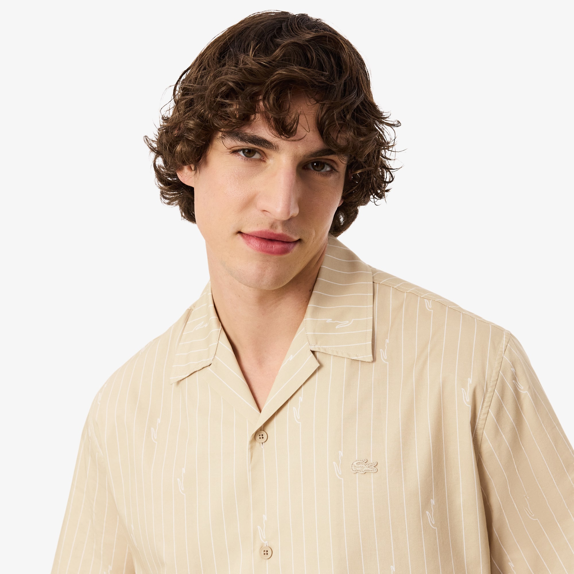 Relaxed Fit Print Twill Shirt