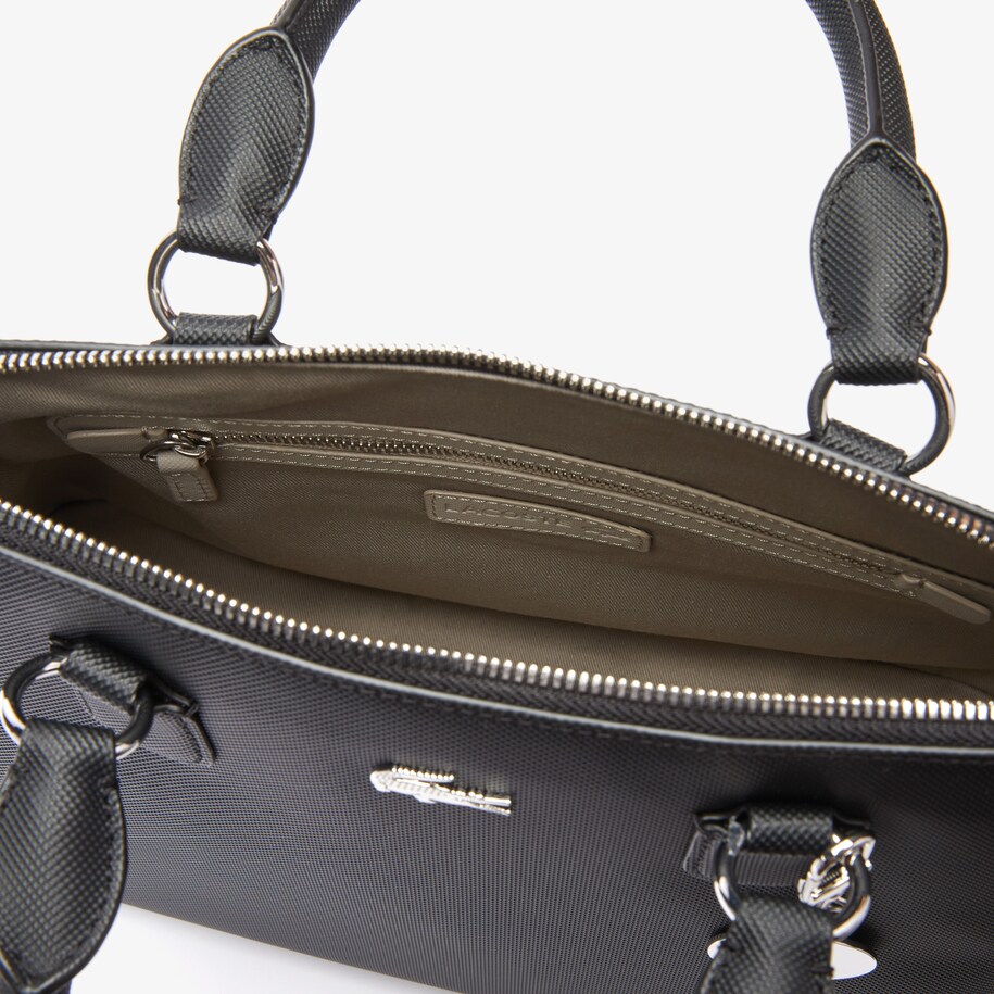 Women's Daily Classic Coated Piqué Canvas Bugatti Bag | LACOSTE