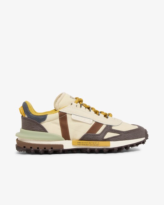 OFF WHT/DK BRW