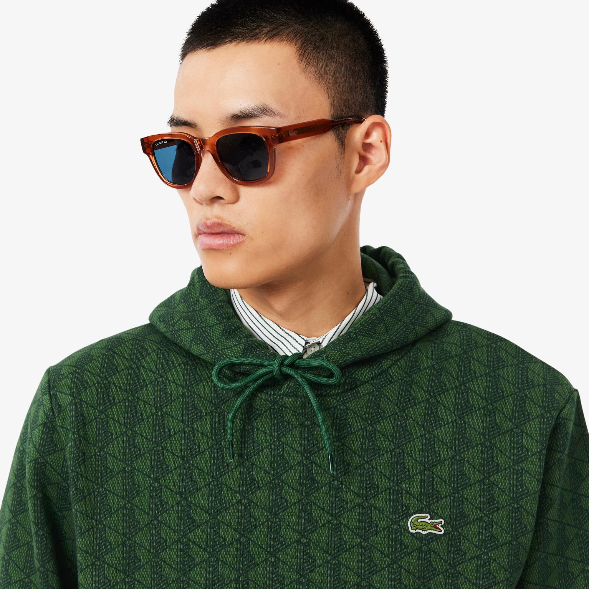 Men's Monogram Fleece Hoodie - Sweaters & Sweatshirts - New In