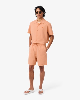 Cotton Seersucker Shorts