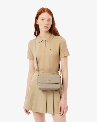 Maheki Embossed Leather Shoulder Bag