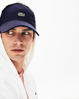 Unisex Contrast Strap And Crocodile Cotton Cap