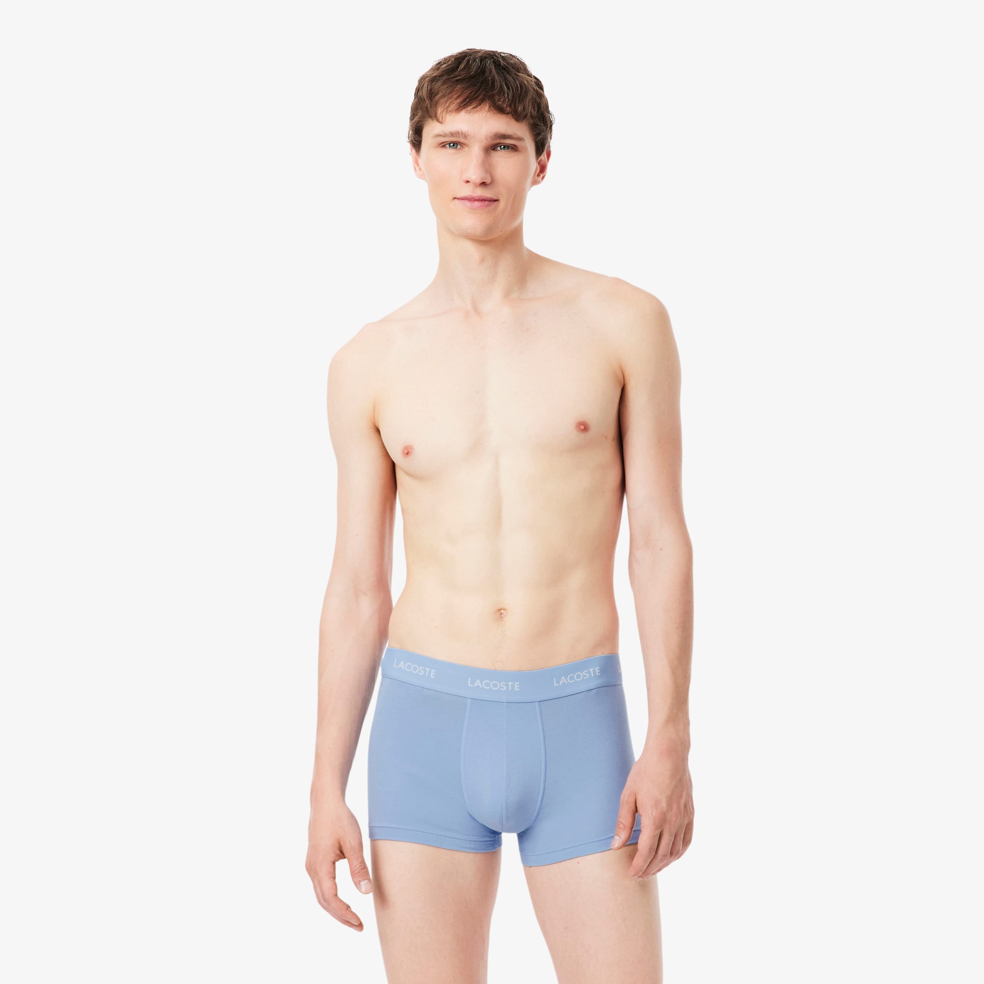 3-Pack Branded Stretch Jersey Trunks