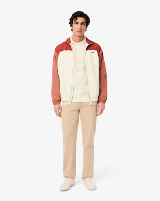 Playera de punto grueso con bandas de malla