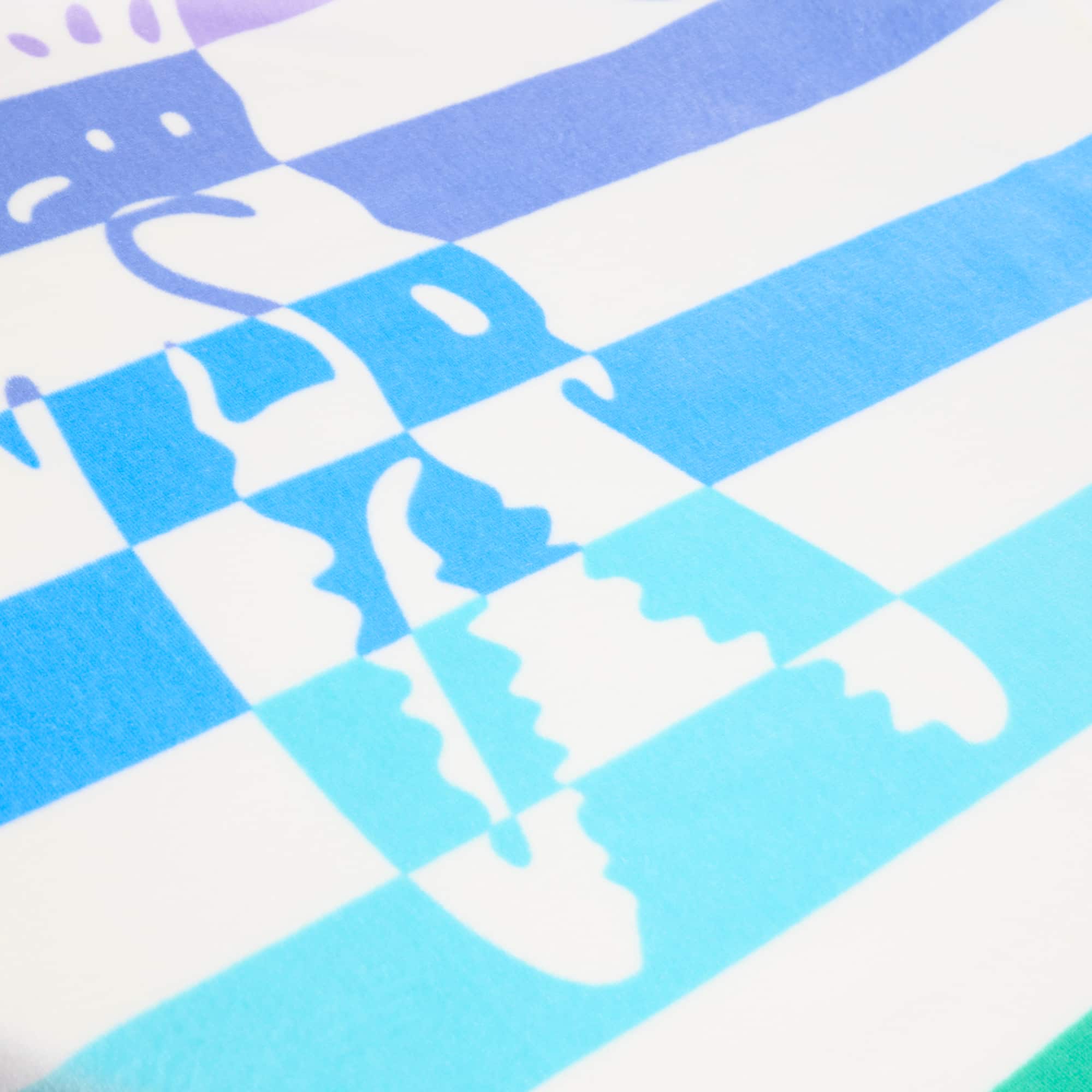 Striped Croc Beach Towel