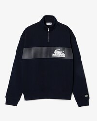 Men&rsquo;s Loose Fit Organic Cotton Half Zip Sweatshirt
