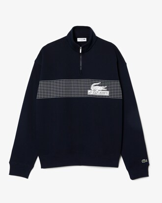 Men&rsquo;s Loose Fit Organic Cotton Half Zip Sweatshirt